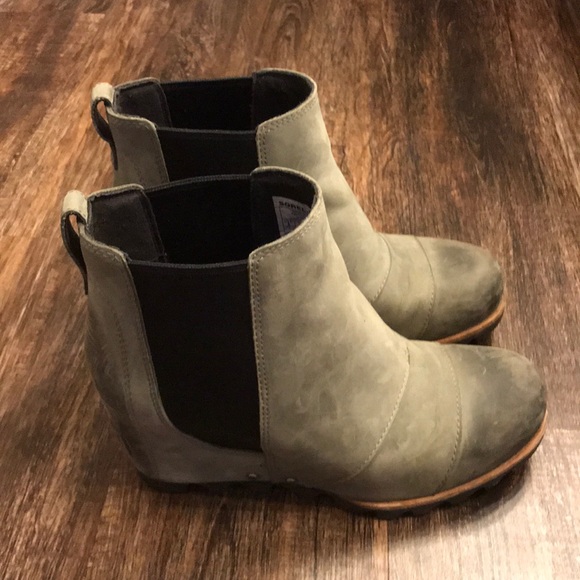 Sorel Lea wedge boots in Dark gray - Picture 2 of 6